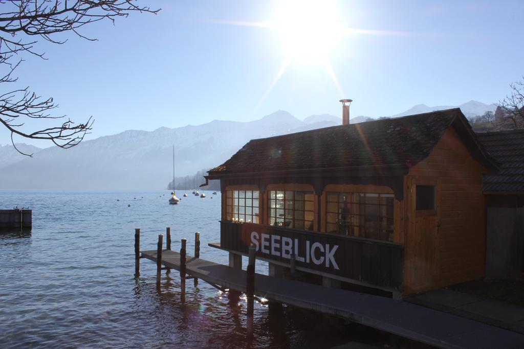 Strandhotel Seeblick Faulensee Exterior photo